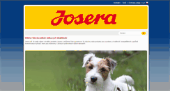 Desktop Screenshot of josera.cz