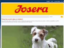 Tablet Screenshot of josera.cz