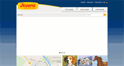 Desktop Screenshot of josera.de